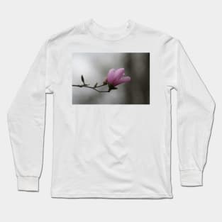 Close up of Pink Magnolia flowers in spring season. Long Sleeve T-Shirt